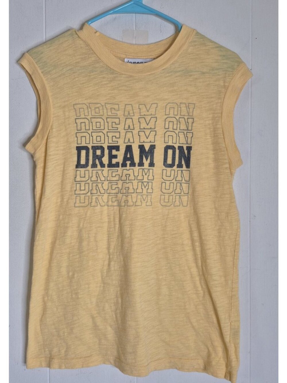 James. Mae Sleeveless Dream On Tshirt Women's Size M